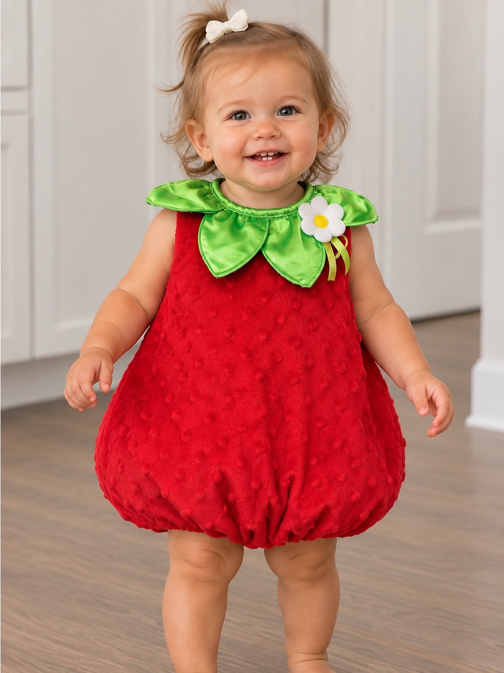 Authentic Kids Plush Baby Strawberry Costume | 18M | Halloween